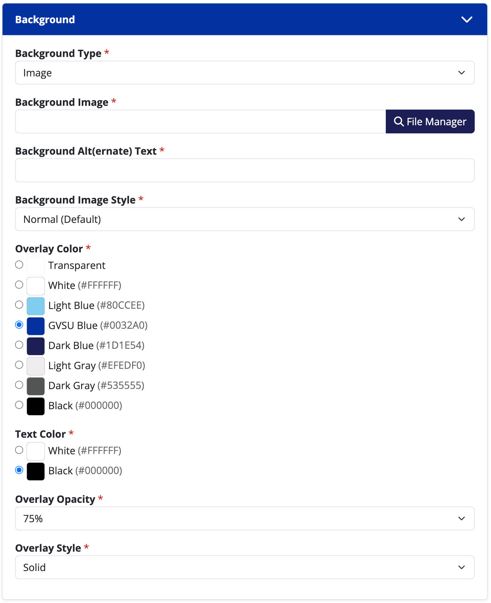 Screenshot of the node editor's "background" chunk